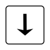 Arrow down key.