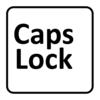 Caps lock key.