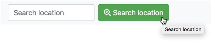 A search form button with matching label and tooltip.